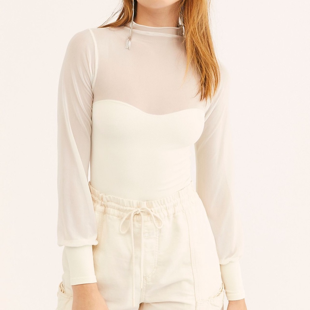Free People Light Up Layering Top